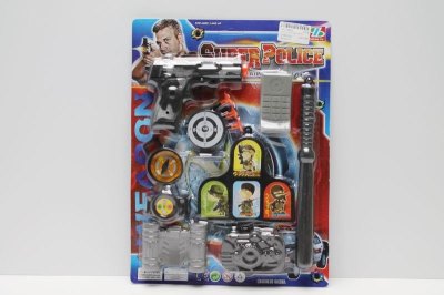 POLICE PLAY SET WITH TARGET SPONTOON - HP1038005