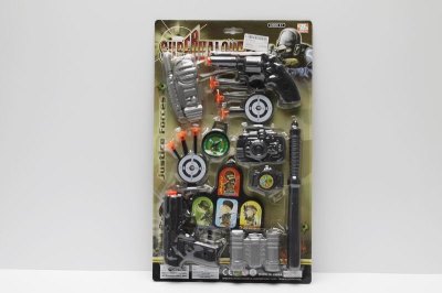 BLACK GUN POLICE PLAY SET  - HP1038006
