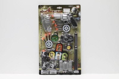 SILVER GUN POLICE PLAY SET  - HP1038007