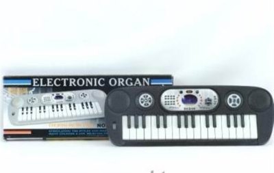 19 KEYS ELECTRONIC PIANO BLACK/GREY  - HP1038159