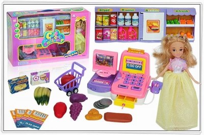 CASH REGISTER W/LIGHT & SOUND & DOLL - HP1038194