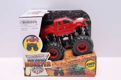 FRICTION 4WD CAR BLACK/RED - HP1038281