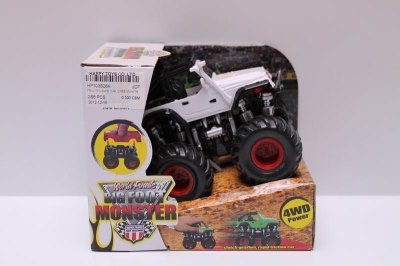 FRICTION 4WD CAR GREEN/WHITE - HP1038284