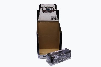FRICTION TRUCK W/FREE WAY MOTORCYCLE 12PCS DISPLAY BOX - HP1038302