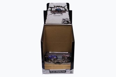 FRICTION TRUCK W/FREE WAY BEACH MOTORCYCLE 12PCS DISPLAY BOX - HP1038303