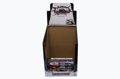 FRICTION TRUCK W/FREE WAY BEACH MOTORCYCLE 12PCS DISPLAY BOX - HP1038307