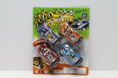 PULL BACK CAR 4PCS - HP1038313