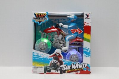 FRICTION MOTOR W/MAN & LIGHT & IC INCLUDED BUTTONCELL RED/BLUE/YELLOW - HP1038464