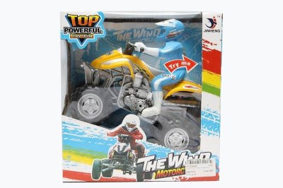 FRICTION MOTOR W/MAN & LIGHT & IC INCLUDED BUTTONCELL RED/BLUE/YELLOW - HP1038465