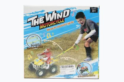 PUSH FRICTION MOTOR W/MAN & LIGHT & IC INCLUDED BUTTONCELL RED/BLUE/YELLOW - HP1038475