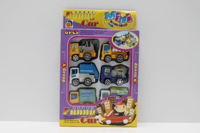 PULL BACK CAR 6PCS 2ASST - HP1038533