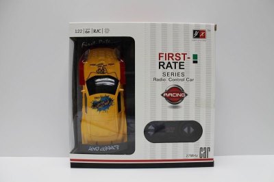 FOUR FUNCTION R/C CAR W/LIGHT YELLOW/WHITE - HP1038582