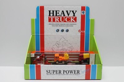 FRICTION CONSTRUCTION CAR 3COLOR 6PCS - HP1038823