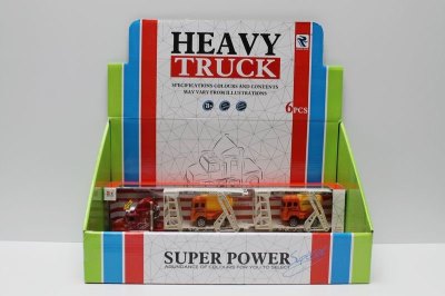 FRICTION TRUCK W/LIGHT MUSIC 3COLOR 6PCS - HP1038857