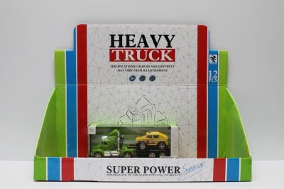 FRICTION TRUCK W/CAR 3COLOR 12PCS - HP1038873
