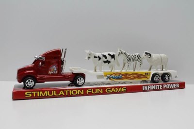 FRICTION TRUCK W/ANIMAL RED/BLUE - HP1038999