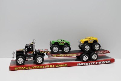 FRICTION CONTAINER CAR W/2 FREE CAR  2COLOR - HP1039004