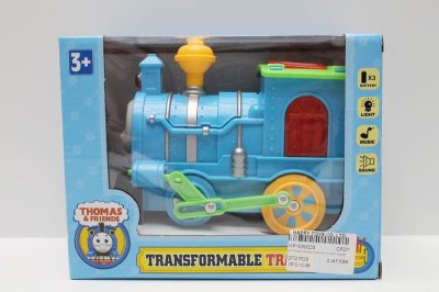 B/O TRANSFORMABLE TRAIN W/LIGHT MUSIC 2COLOR - HP1039029