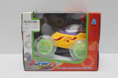 B/O STUNT CAR W/LIGHT SOUND YELLOW/GREEN - HP1039031