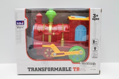 B/O TRANSFORMABLE TRAIN W/LIGHT MUSIC  - HP1039032