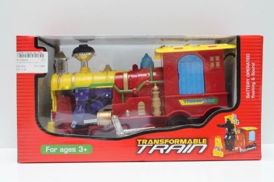 B/O TRANSFORMABLE TRAIN W/LIGHT MUSIC  - HP1039038