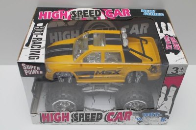 FRICTION CAR  YELLOW/BLUE/RED - HP1039059