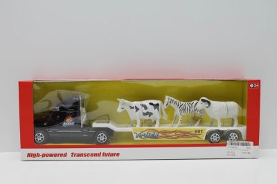 FRICTION TRUCK W/ANIMAL RED/BLUE - HP1039079