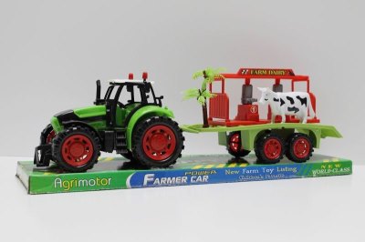 FRICTION FARMER CAR  GREEN 3ASST. - HP1039169