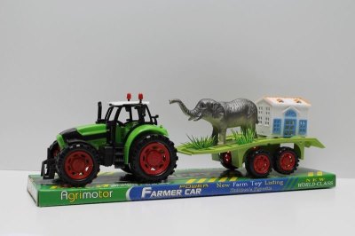 FRICTION FARMER CAR  GREEN 3ASST. - HP1039179