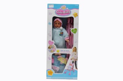 COTTON BODY DOLL W/HANDCAR  - HP1039219