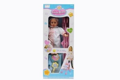 COTTON BODY DOLL W/HANDCAR  - HP1039220