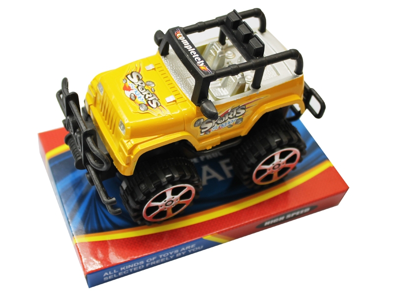 FRICTION RACING CAR 2ASST RED/BLACK/YELLOW/BLUE - HP1039384