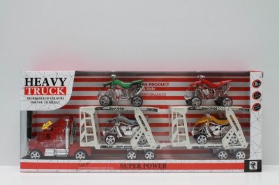 FRICTION TRUCK W/LIGHT MUSIC 3COLOR 6PCS - HP1039445
