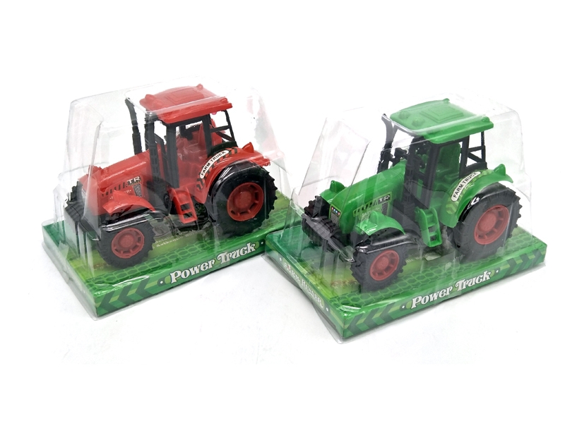 FRICTION FARMER CAR  RED & GREEN - HP1039492