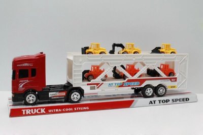 FRICTION TRUCK W/6FREE WAY CONSTRUCTION CAR  - HP1039600