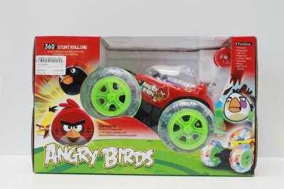ANGRY BIRDS R/C STUNT CAR W/LIGHT & MUSIC & CHARGER - HP1039696