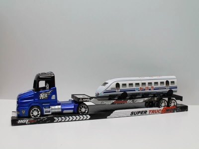 FRICTION CAR W/SUBWAY  RED/BLUE - HP1039718