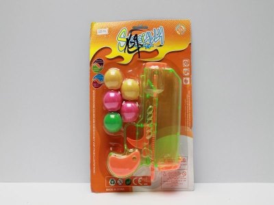 TRANSPARENT PINGPONG GUN YELLOW/GREEN  - HP1039743