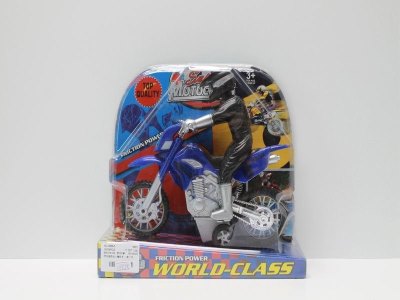 FRICTION TOW MOTORBIKE RED/BLUE 2COLOR - HP1039758