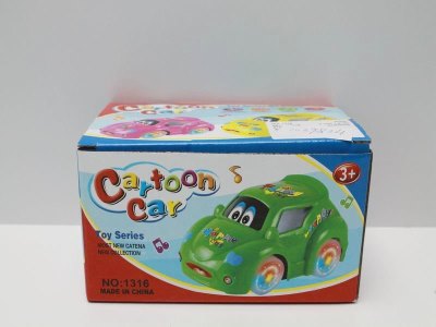B/O CAR BUMP &GO W/LIGHT&SOUND  RED/GREEN/YELLOW - HP1039824