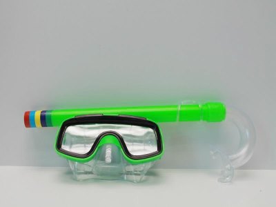 SWIMMING GOGGLES & TUBULARIS YELLOW/ORANGE/BLUE/GREEN - HP1039848