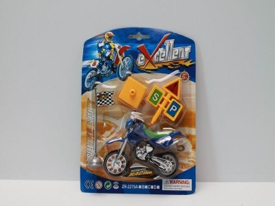 SELF-ASSEMBLING FINGER MOTORCYCLE RED/YELLOW/BLUE/GREEN - HP1039884