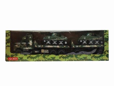 FRICTION MILITARY TRUCK W/2CAR & 1F1 - HP1039982