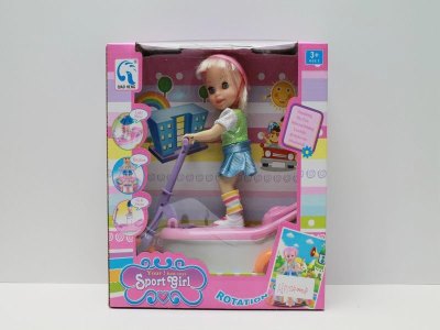 B/O BUMP & GO DANCING DOLL W/MUSIC & LIGHT  - HP1040004