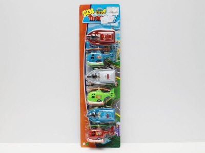 PULL BACK  CAR 6PCS - HP1040102