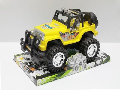 FRICTION JEEP  RED/YELLOW/BLUE - HP1040177