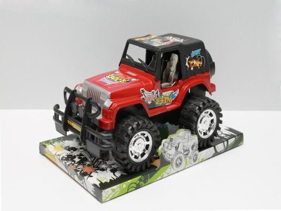 FRICTION JEEP  RED/YELLOW/BLUE - HP1040178