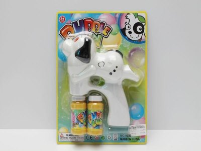 B/O CARTOON DOG BUBBLE GUN W/LIGHT & MUSIC - HP1040241