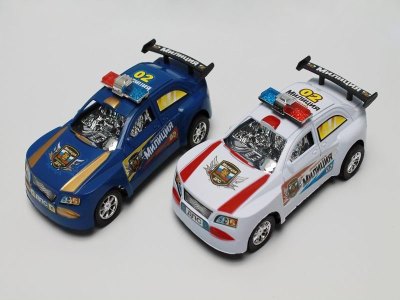 FRICTION POLIC CAR WHITE/BLUE (RUSSIAN VERSION)  - HP1040316