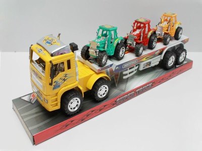 FRICTION TRUCK W/3 FREE WAY FARMER CAR 3COLOR - HP1040333
